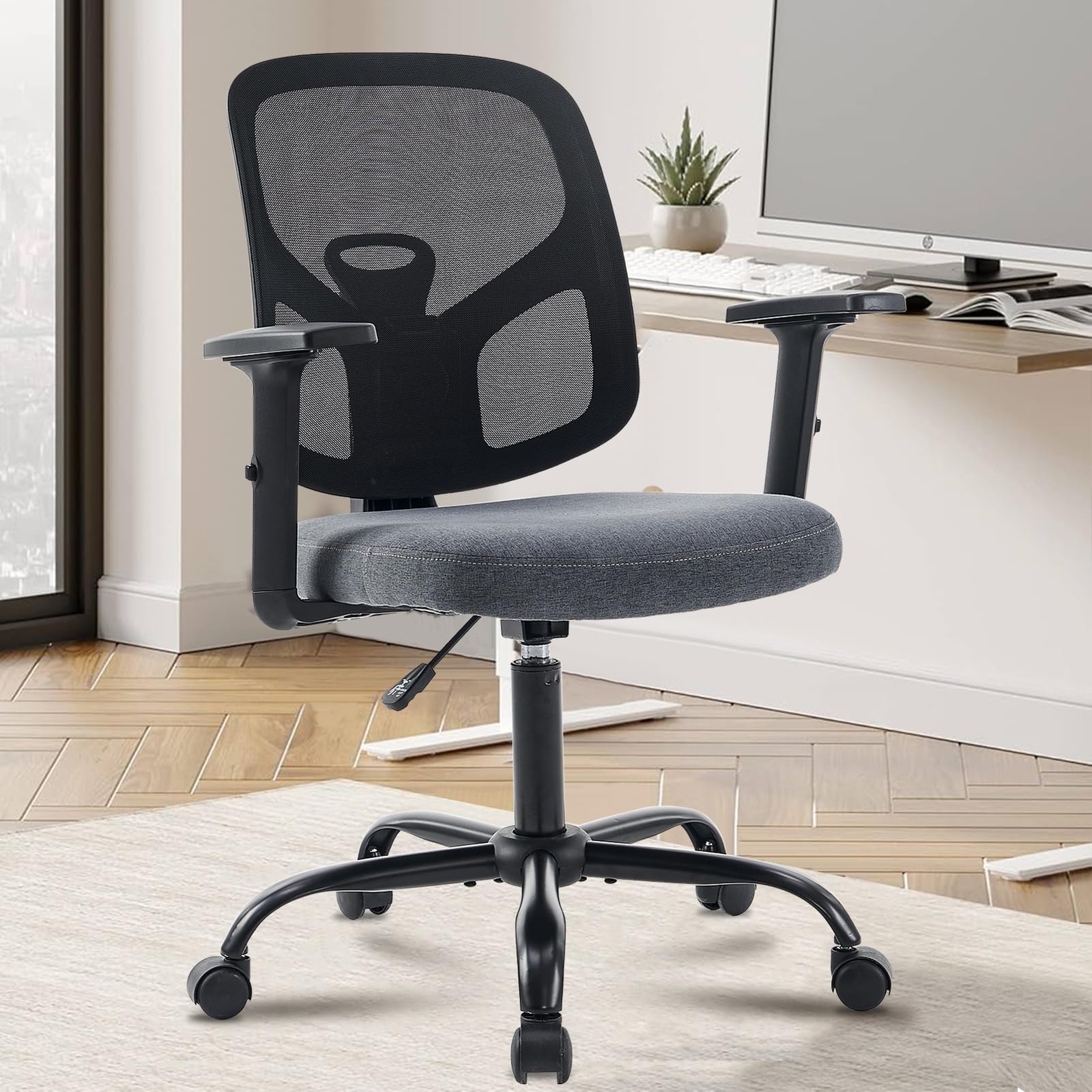 Ergonomic Mesh Office Chair for Home Computer and Desk Comfort