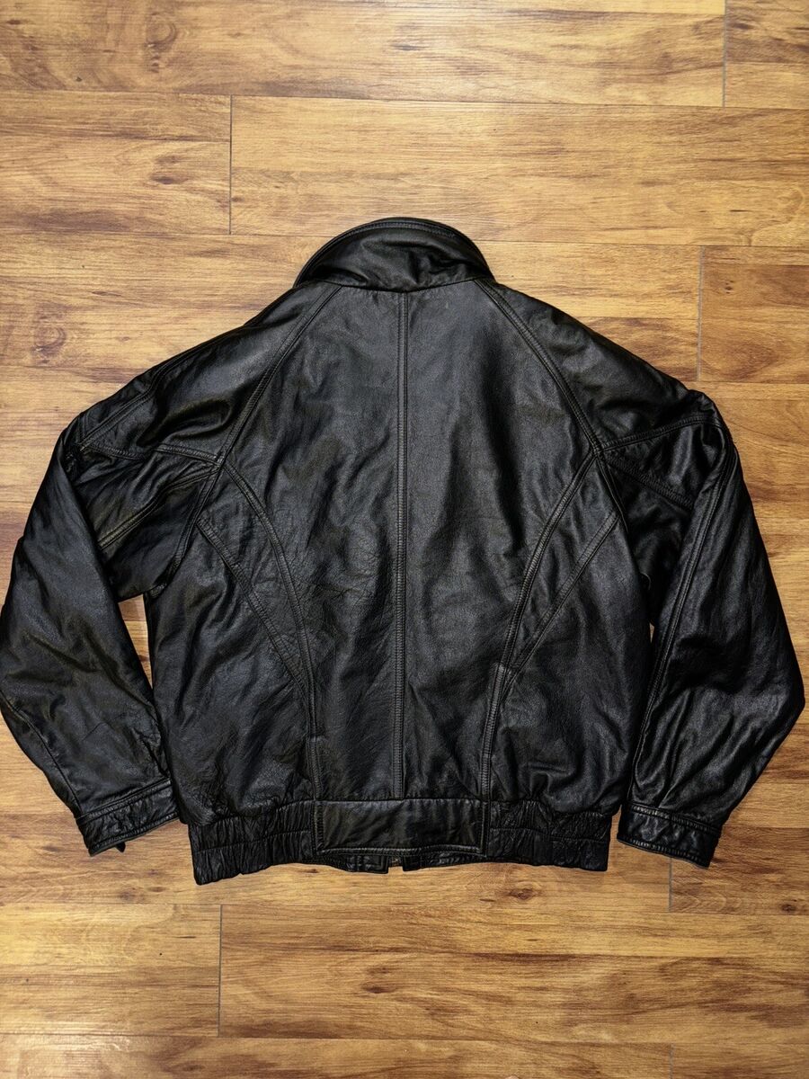 Vintage Euro Mond Of California Black Genuine Leather Vintage Euro Mond Of California Black Genuine Leather