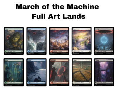 March of the Machine Full Art Lands