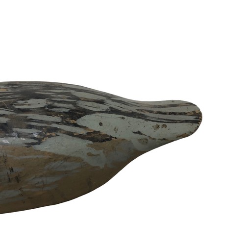 VTG Handpainted Gray Blind Duck Decoy Canvasback - Picture 5 of 21