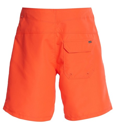 HURLEY BOYS' SUPERSUEDE BOARDSHORTS Big Kid Swim Trunks Shorts Sz 30 Neon Orange - Picture 3 of 3