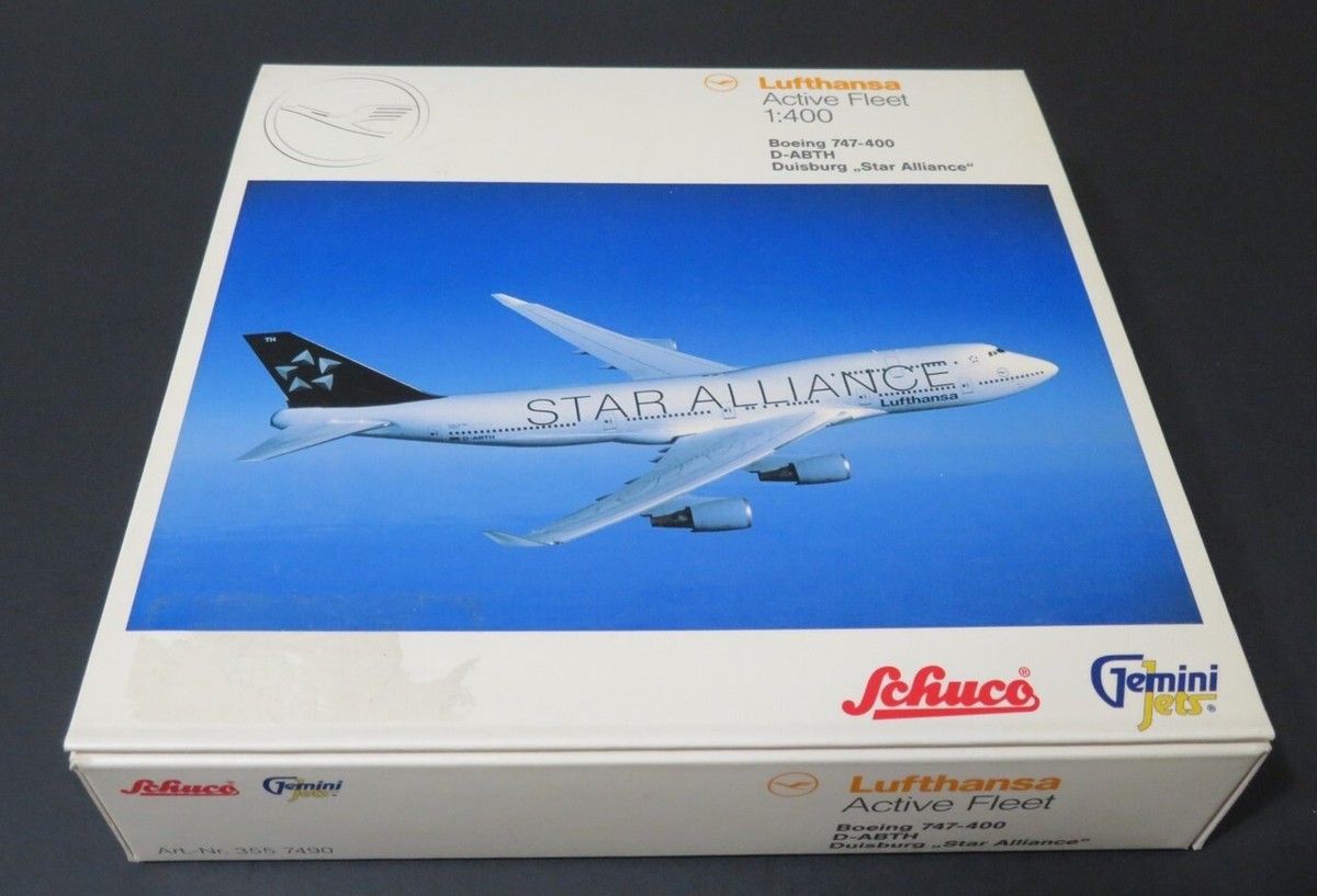 Gemini Jets Lufthansa B747-400. D-ABTH. STAR ALLAINCE. 1:400 Scale