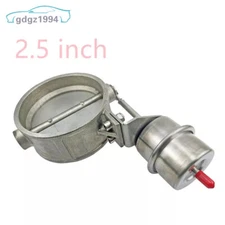 2.5"/ 2.5 inch Exhaust Control Valve Vacuum Actuated Closed Style Downpipe Steel