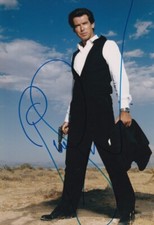 PIERCE BROSNAN signed Autogramm 20x30cm JAMES BOND in Person autograph ACOA
