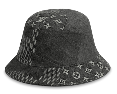 Louis Vuitton Nigo Black Monogram Giant Wave Denim Logo Sun Louis Vuitton Nigo Black Monogram Giant Wave Denim Logo Sun
