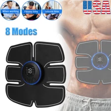 Abdominal Exercise Muscle Stimulator Belt Toning Trainer Belly Waist Trainer US
