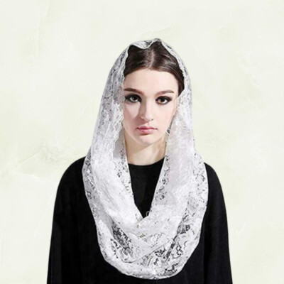 Mantilla Veils Catholic Prayer Scarf Catholicism Veil Head Covering Church 