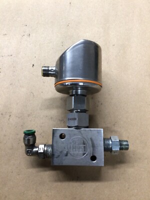 ifm SI5000 Flow Meter SID10ABBFPKG/US, 19...36V-DC, 250mA #4001J101