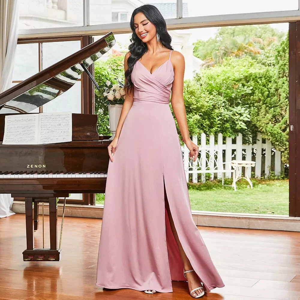 Abito sales rosa elegante