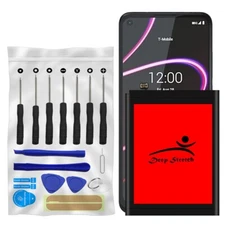 For T-Mobile Revvl 6 5G TMAF025G High Power 4600mAh Battery Screwdriver Tool Set