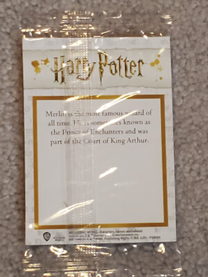Harry Potter Wizarding World - 3D Chocolate Frog Card - Merlin