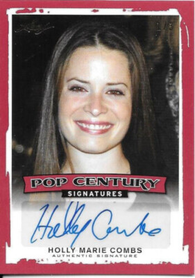 Holly Marie Combs Pop Century Signatures Signed BA-HMC 1 0f 3 Card Charmed