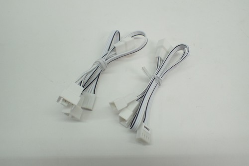2er Pack ASUS 4-Pin 1x PWM auf 3x PWM Flüssigkeitskühlung Lüfter Splitter Adapter Kabel - Bild 2 von 10