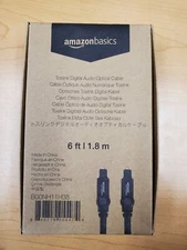 Amazon Basics Toslink Digital Optical Audio Cable Multi-Channel for Audio System