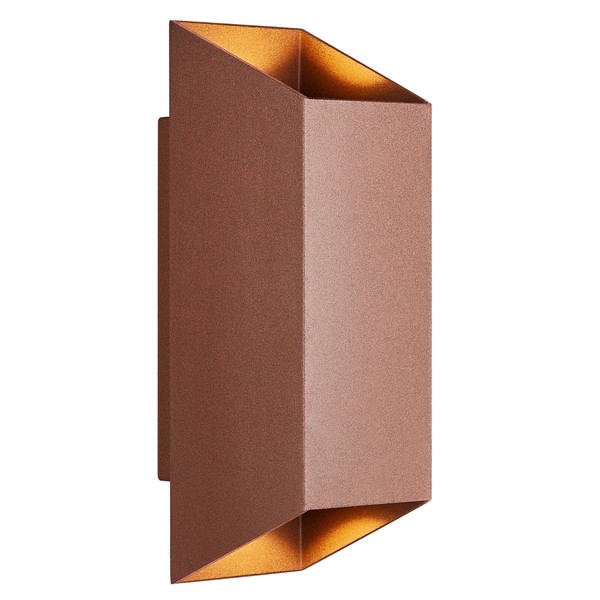 Nordlux Wandleuchte Nico Square 22 Rost IP54 Fassadenleuchte GU10 Walllight-image