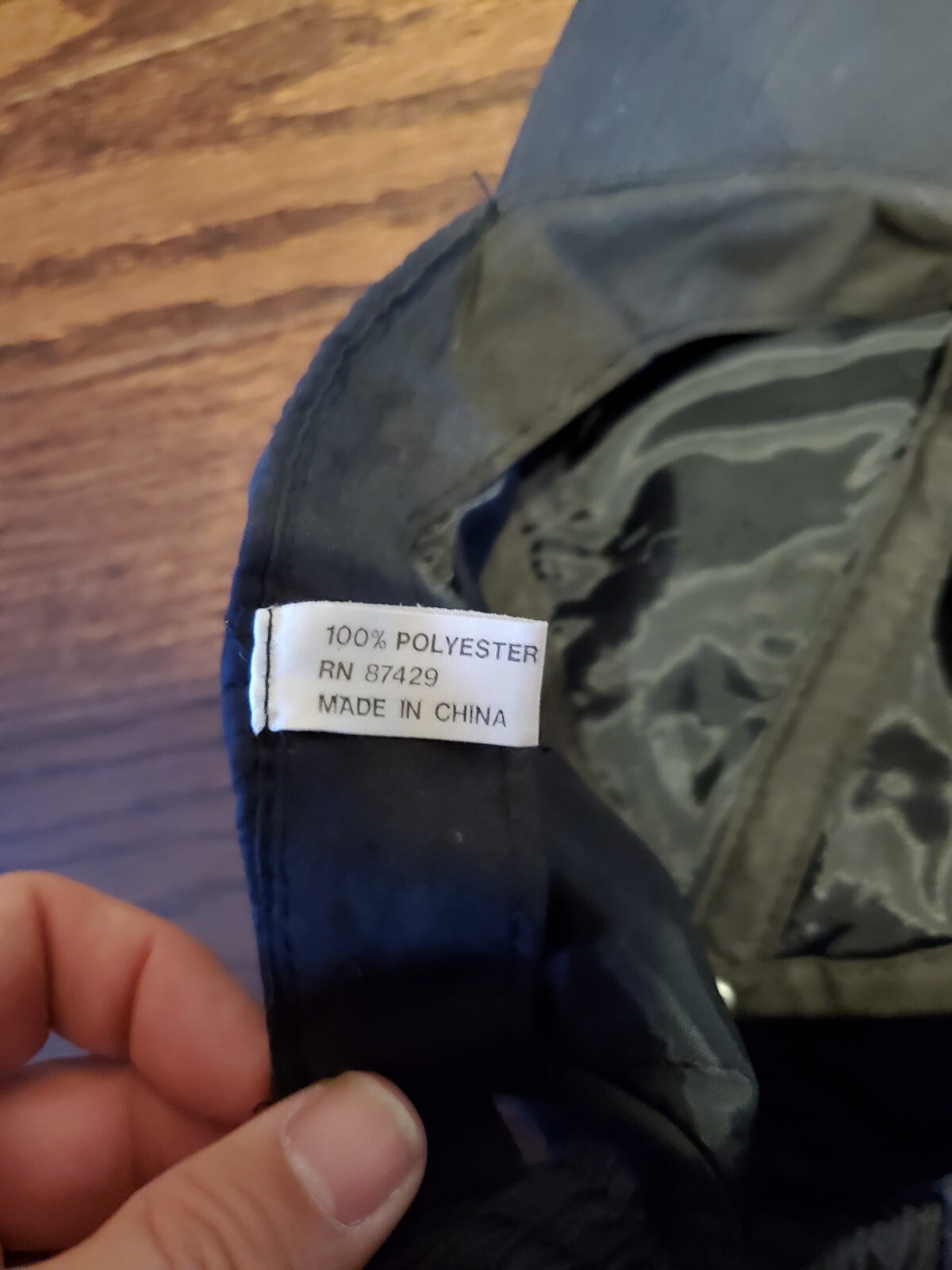 Black Quilted Solid Blank Stretch Cap Hat 921 - image 3