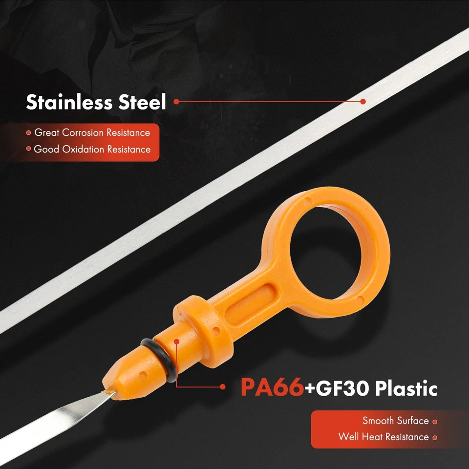 Vareta de óleo do motor com gaxeta para Nissan 200SX 1995-1998 240SX 89-98 2.0L 2.4L - Imagem 2 de 4