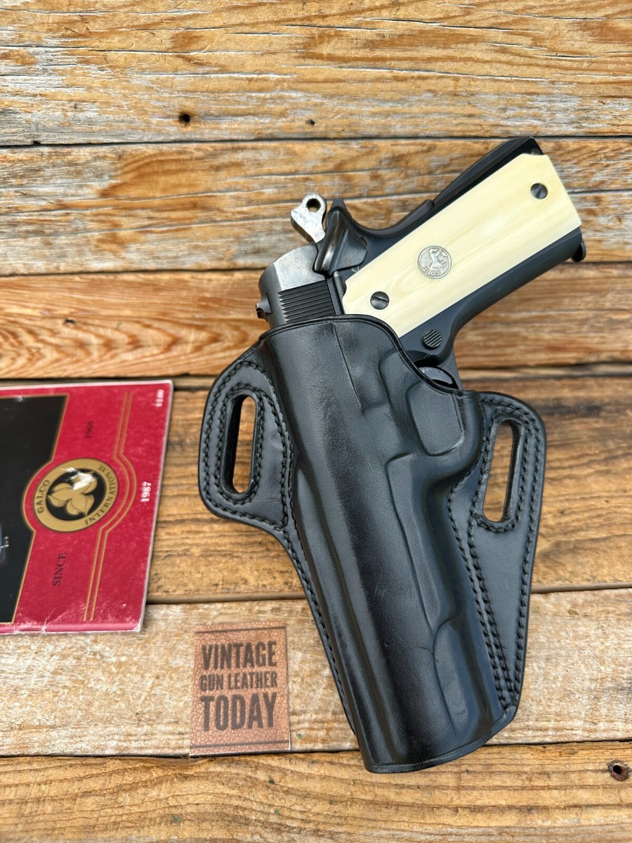 Galco Concealment OWB Holster Black Leather For 5