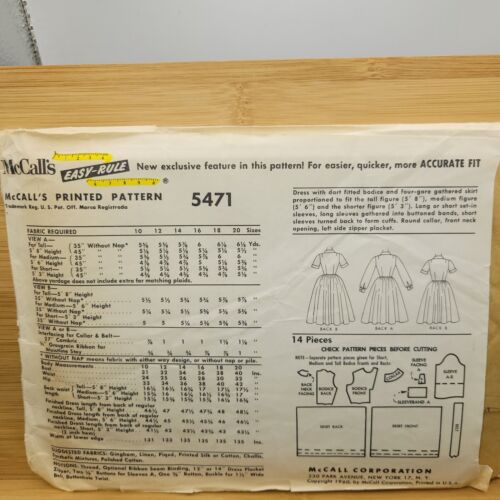 Misses Size 10-14 McCall's Sewing patterns ~ various designs ~ pick and choose - Picture 20 of 48