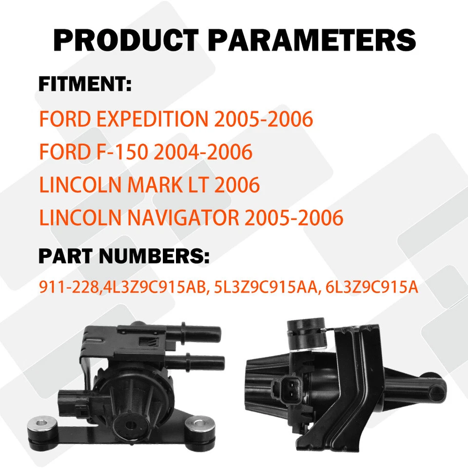 ✅Válvula de purga evaporativa EVAP 911-228 para Ford F-150 Expidition Lincoln Mark LT Foto 4 de 4