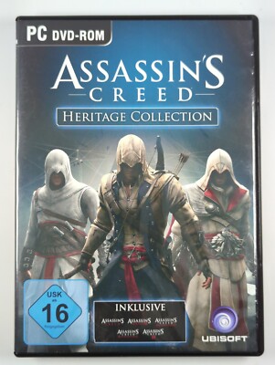 Assassin's Creed Heritage Collection (PC) DVD, Sehr Gut, Codes bereits eingelöst