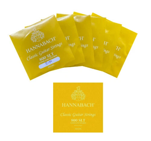 Hannabach 800SLT - super low, Nylon, Gitarrensaiten, Satz oder Einzelsaiten