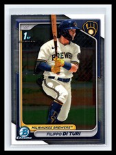 🔥 FILIPPO DI TURI 2024 1ST BOWMAN CHROME PROSPECTS RC # 101