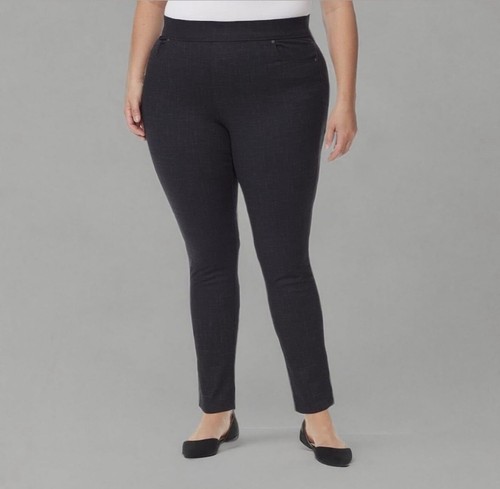 Gloria Vanderbilt Women's Avery Ponte Slim Pull on Pants, 18 Average - Imagen 2 de 4