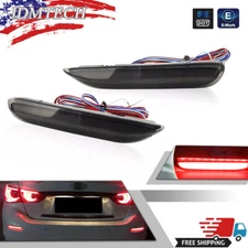 Smoked LED Sequential Turn Signal DRL Brake Light Kit For Infiniti Q50 QX Nissan