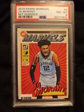 2019-20 Panini Donruss Net Marvels #9 JA MORANT 🏀🐻Grizzlies🐻🏀 RC PSA 8 OC 10