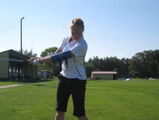 Golf Aid, Swing Trainer, Keep Your Arm Straight, HELP "Straight Arm"-medium