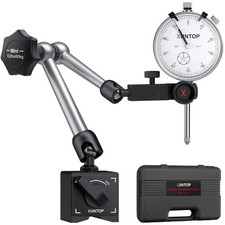 Dial Indicator 1Inch/0.001Inch with 132Lbs/60Kg Magnetic Base,Imperial Dial Test