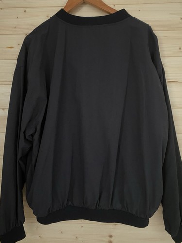 Auburn Sportswear FedEx Ground Green Embroidered Logo XL Black Nylon Pullover - Picture 3 of 9