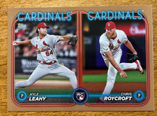 2024 Topps Update Series Rookie Combos Gold Card St Louis Leahy-Roycroft #/2024