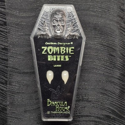 Dracula House Custom Designer Zombie Bites Fangs Large Vampire Teeth Alpha One 