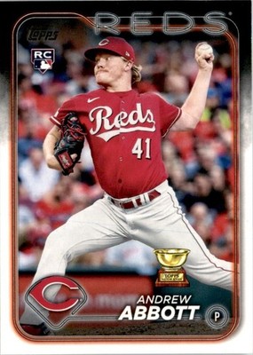 Andrew Abbott 2024 Topps RC #214 Cincinnati Reds