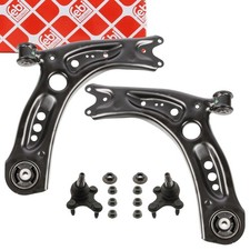2x febi Querlenker + Traggelenk für VW GOLF 7 8 A3 8V 8Y LEON 5F OCTAVIA 3 vorne