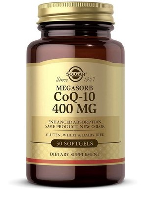 Megasorb CoQ-10 400 mg 30 S Gels By Solgar