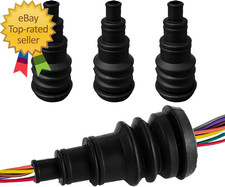 4 PCS Universal Firewall Boot Rubber Grommets Can Accommodate 3/8 to 1 Inch