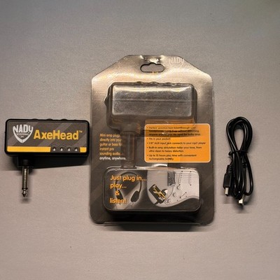 Nady AxeHead Mini Headphone Electric Guitar Amplifier 3.5MM Wired Amp