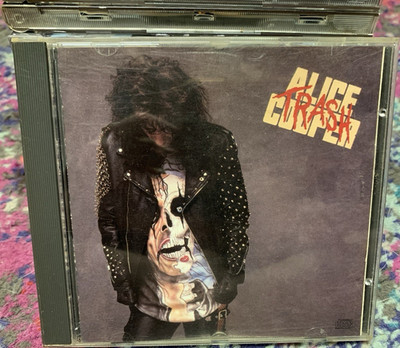 Alice Cooper Trash CD Album Rock Hard Rock 1989 Epic Jewel Case EK 45137 English