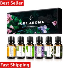 Essential Oils Set by - Top 6 Aromatherapy Oils Gift Set-6 Pack, 10ml Eucalyp...