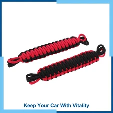 2 pcs Door Limiting Straps Swing Limiter for Jeep Wrangler TJ JK JKU Black Red