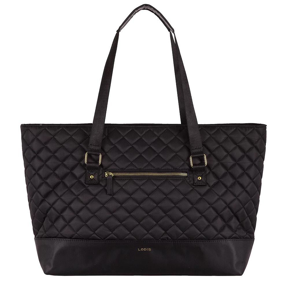 Стеганая нейлоновая сумка для ноутбука Lodis Черный Розовый 4990₽