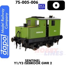 Sentinel Y1/Y3 Isebrook GWR 2 steam locomotive O gauge 1:43 Dapol 7S-005-006