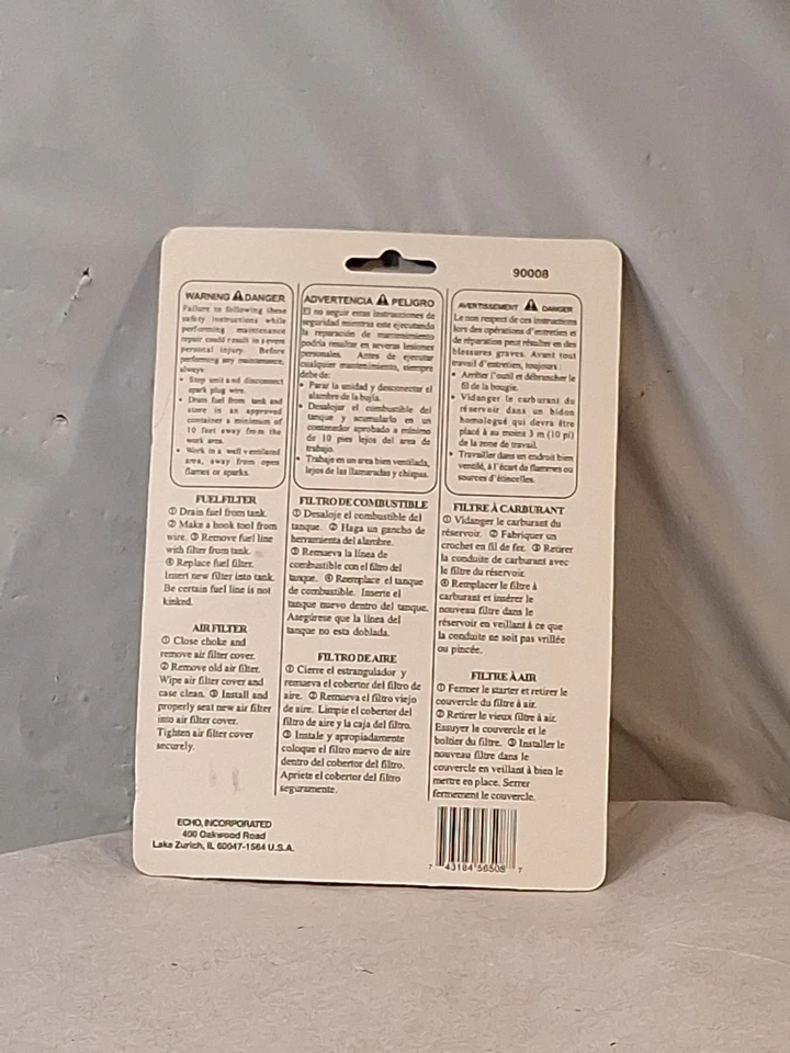 Kit filtro eco recortadora sopladora GT 200R SRM 2100 PP 1200 ES 210 211 (90152) 90008 Foto 2 de 2