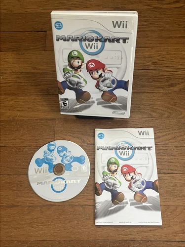 Mario Kart Wii (Nintendo Wii, 2008) CIB Complete w/ Manual TESTED