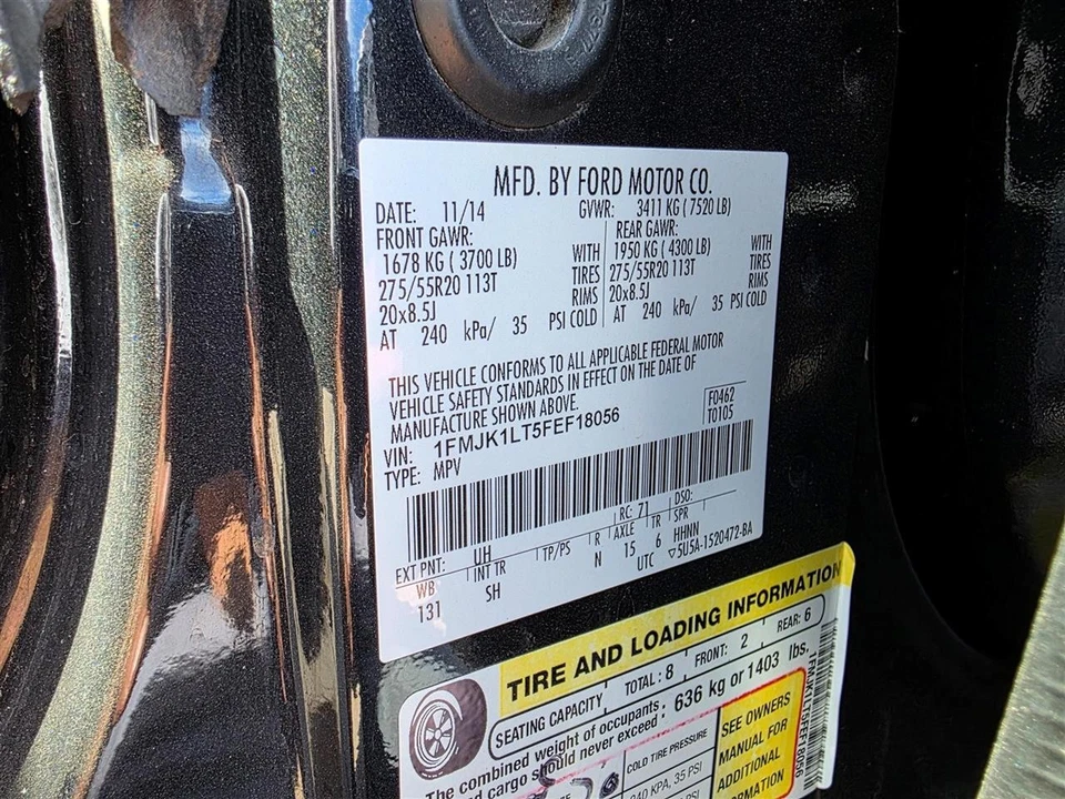 Used Front Left Door Window Regulator Front fits: 2013 Ford Expedition electric Foto 2 de 4