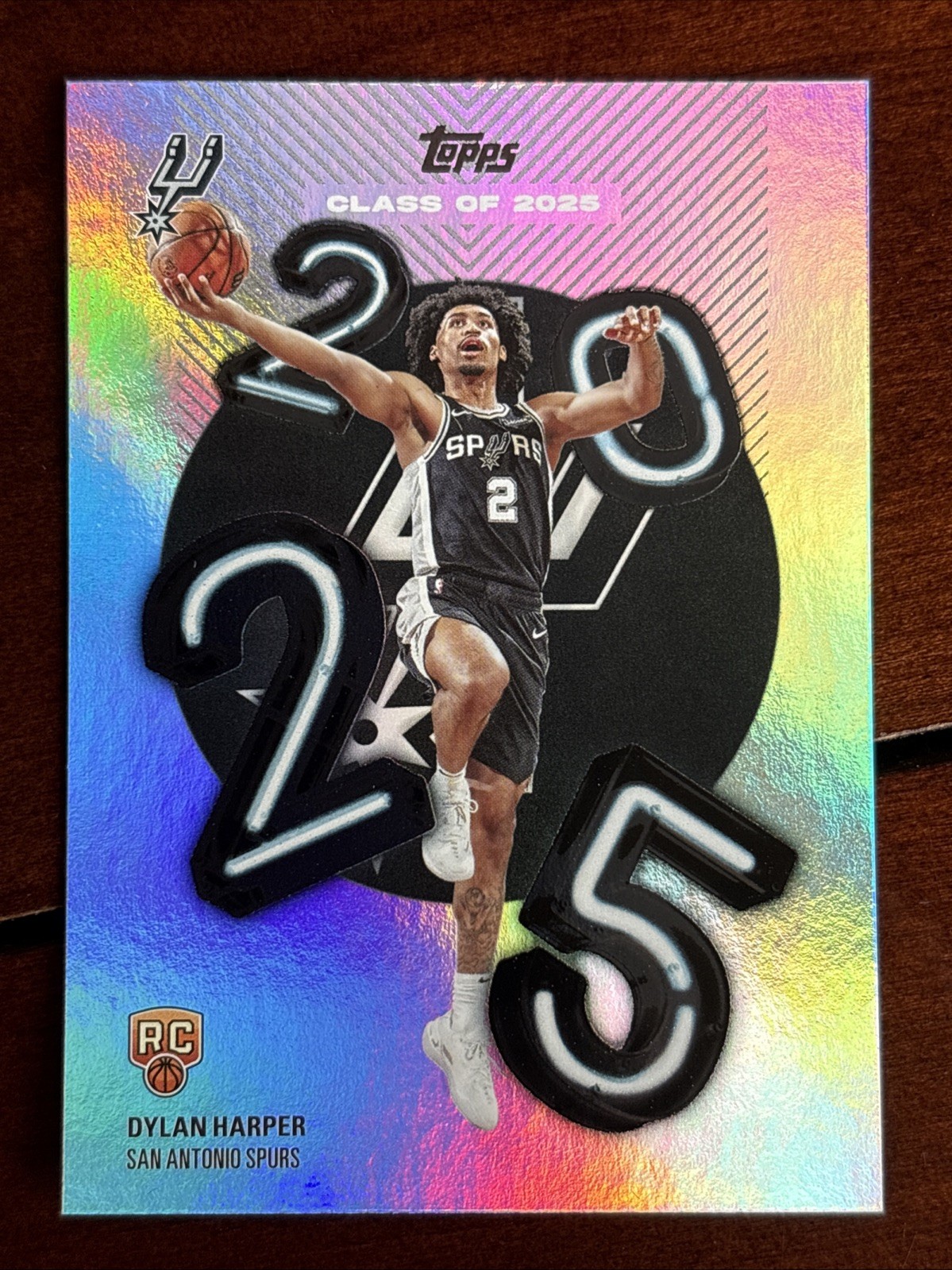 2025-26 Topps Dylan Harper Class Of 2025 SSP Rookie Spurs RC C25-2