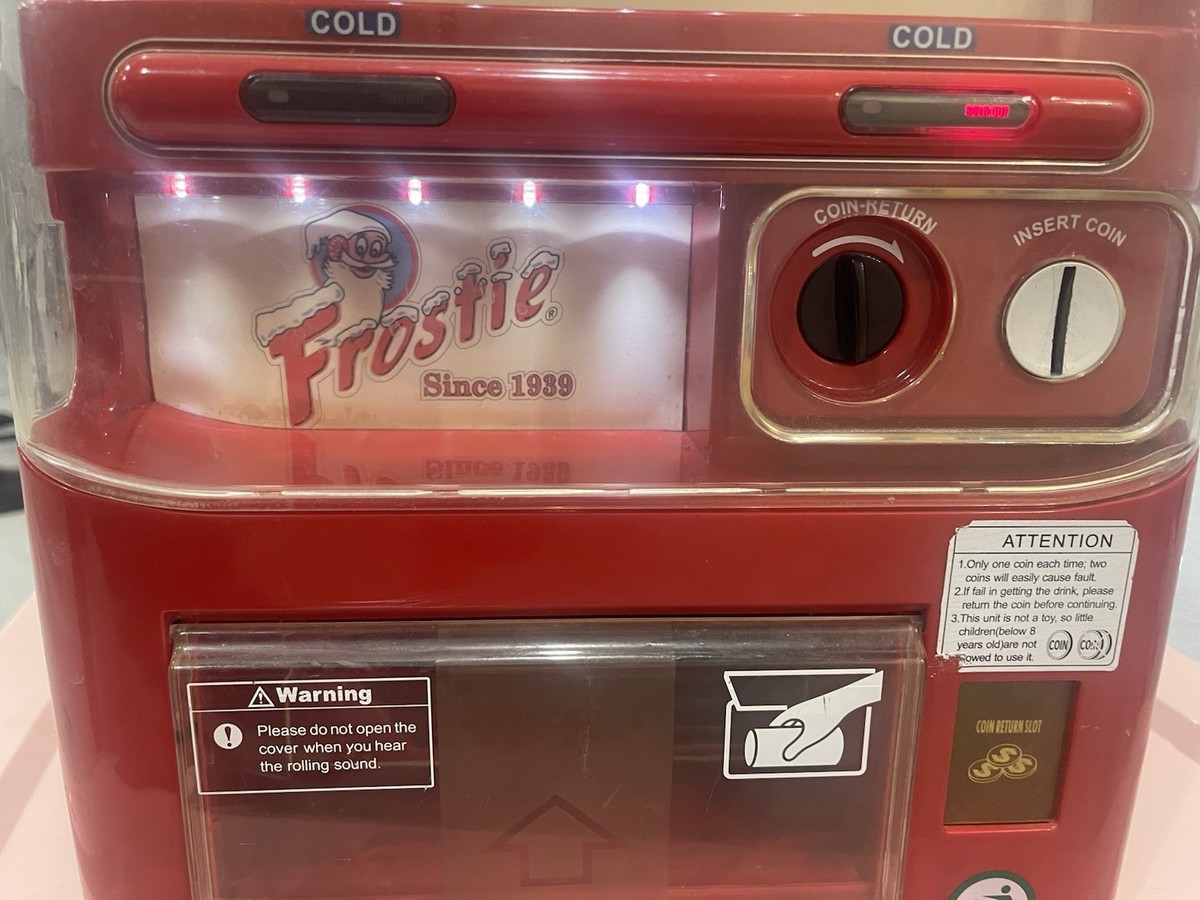 Vintage Frostie Root Beer Mini Vending Machine | eBay
